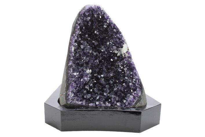 Amethyst Cluster With Wood Base - Uruguay #233740